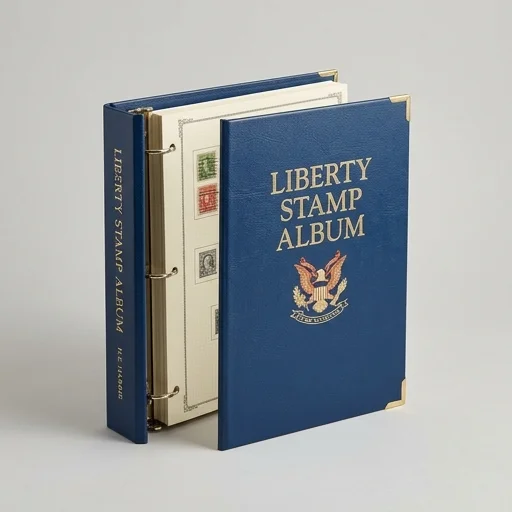 H.E. Harris Liberty Stamp Album